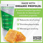 MOUTHWATCHERS Whitening Fluoride Free Naturally Sourced Toothpaste, 2 Tubes, 3 oz Each, for Sensitive Teeth and Gums, Fresh Organic Mint and Organic Propolis, by Dr. Plotka's