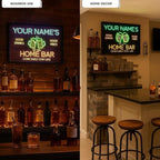 Personalized Pool & Bar Neon Sign, Custom LED Light with Name and Address, Outdoor Patio Decor, Tiki Bar or Backyard Pool Gift for Party Lovers