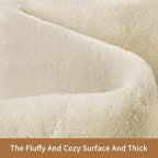 Sour Lemon 6x9 Soft Fluffy Machine Washable Non Slip Carpet Rugs for Living Room, Bedroom, Playroom, Kid's Room - Fluffy Home Decor