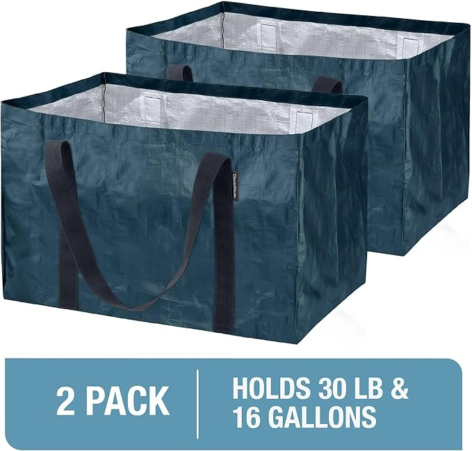 CleverMade Under Bed Storage Bag - Collapsible Storage for Shoes and Clothes Easy Use - Heavy Duty Utility Bag Home