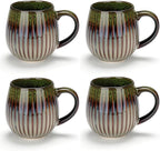 CosyCorner Ceramic Coffee Mugs Set, 17 oz Large Coffee Cups for Home and Office, Ceramic Cup for Coffee & Tea（B×4 pcs）