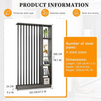 Wall Room Divider,Freestanding Room Divider with Shelves,Wood Room Divider Screen with Storage Cabinet, Wall Divider for Room Separation, for Home Office Decorative J 47.2×9.4×78.7in