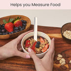 Uba Portion Control Bowl (Porcelain) for Measuring, Bariatric Diet, Diabetes & Healthy Eating (2 Pack)