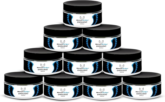 8oz Massage Emollient, Vanilla, Emollient for IASTM and Massage, Soft Tissue Mobilization & Lubrication for Massage Therapy, Shea Butter, Oil Based, Vegan, Cream Alternative, Pack of 10