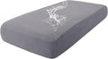 hyha Waterproof Couch Cushion Covers for Pets, Non Slip Sofa Seat Cover for Dogs Washable, Soft Thick Stretch Jacquard Fabric, Sofa Slipcovers with Elastic Bottom (1 Piece for Medium, Middle Grey)