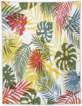 ICMOLYYENLO Boho Green Leaves Tapestry, Mid Century Abstract Tropical Palm Leaves Modern Minimalist Geometric Wall Hanging, Neutral Home Decor Art for Living Room Bedroom Dorm 50x60 Inch