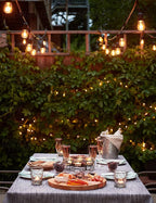 Svater Outdoor String Lights Led 105FT, Commercial Grade Patio Lights with 1W Dimmable S14 Shatterproof Bulbs, ETL Listed Heavy-Duty Outside Waterproof Cafe Bistro Market Lighting Warm White