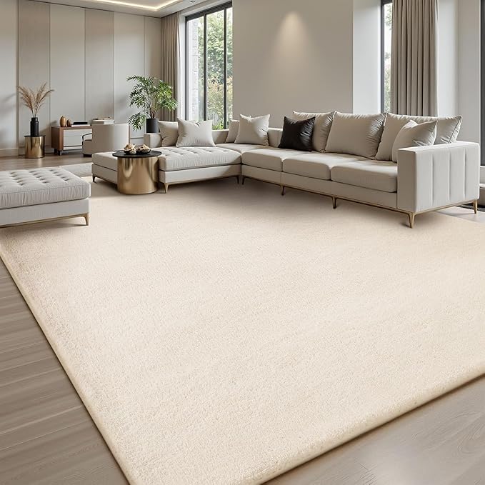 Sour Lemon 10x14 Area Rugs for Living Room, Soft Large Area Rug Fluffy Rugs for Bedroom，Machine Washable Area Rug Non Slip Carpet Rug for Living Room Playroom Kids Room Home Decor