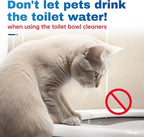 Vacplus Toilet Bowl Cleaner Tablets 80 PACK, Automatic Cleaners with Bleach, Slow-Releasing Toilet Tank Cleaners for Deodorizing & Descaling, Household Toilet Cleaners against Tough Stains