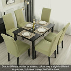 JQinHome Sage Green Chair Covers for Dining Room Set of 8, High Stretch Removable Washable Parsons Chair Slipcover for Home Party Hotel Wedding Ceremony (8PCS, Sage Green)