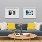 VCK 18x24 Poster Frames 3 Pack White MDF Wood and Polished Plexiglass Frame,Display Pictures in Horizontal and Vertical…