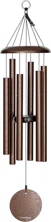 Corinthian Bells by Wind River - 30 inch Copper Vein Wind Chime for Patio, Backyard, Garden, and Outdoor Decor (Aluminum Chime) Made in The USA