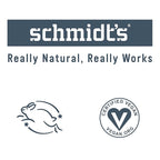 Schmidt's Aluminum-Free Vegan Deodorant Charcoal & Magnesium with 24 Hour Odor Protection, for Women and Men, Natural Ingredients, Cruelty-Free, 2.65 oz