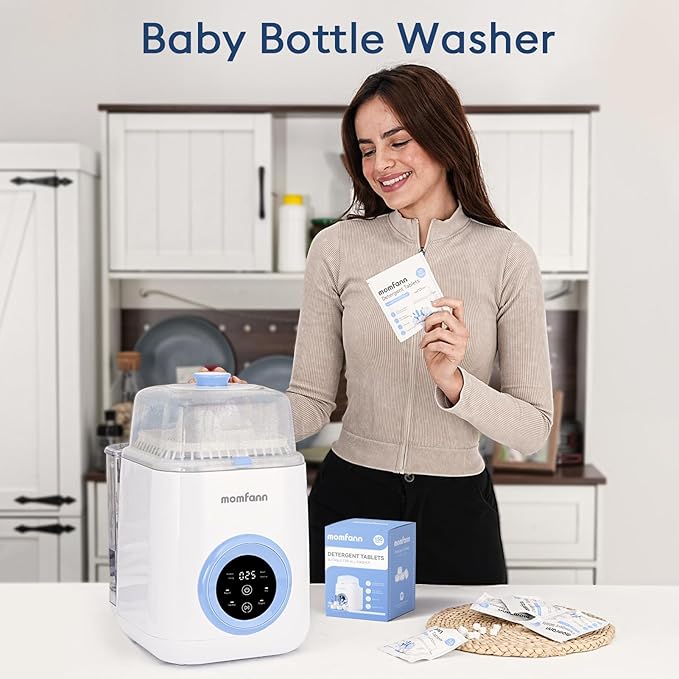 Professional Deep Cleaning Detergent Tablets for All Baby Bottle Washers, Washer Tablets for Bottle Washer and Sterilizer and Dryer, Easy to Use (150Pcs)