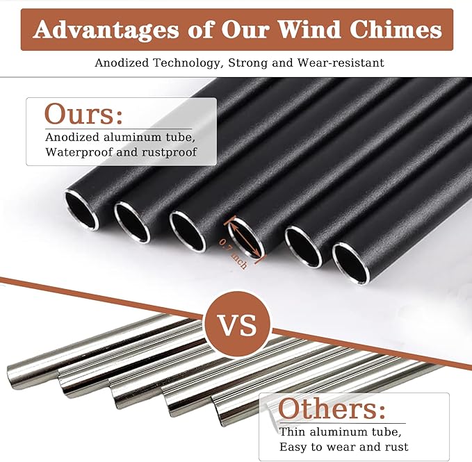 Sympathy Wind Chimes, Memorial Wind Chimes for Loss of Loved One, Sympathy/Memorial/Bereavement/Condolence Funeral Gifts in Memory of a Loved One Mother Father, 30" Wooden