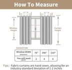 LAMIT Linen Curtains for Living Room, Sage Grey 90 Inch Length Bronze Grommet Linen Textured Farmhouse Curtains Light Filtering Drapes for Bedroom/Dining Room, Set of 2, 52 x 90 Inch