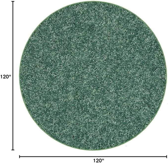KOECKRITZ Soft and Colorful Kids Classroom Area Rugs (Passes Flammability Pill Test) Many Sizes and Bright Colors to Select from (10' Round, Froggy)