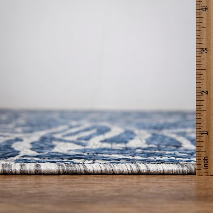 Keen Home Design Terrace Outdoor Runner Rug - 2x12 Washable Indoor/Outdoor Rug for Patio, Kitchen, Balcony, Beach, Garden, Deck and Porch, Size: 2'2"x11'10"