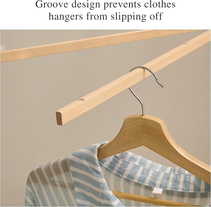 LEQ Drying Rack Portable,Foldable Drying Rack Clothing with 12 Wood Drying Arms, Standing Laundry Hanger Rack Round Collapsible & Portable Handle for Laundry Room, Balcony, Bedroom, RV
