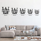 Custom Metal Signs | Last Name Sign | Split Letter Monogram Wall Decor | Custom Outdoor Signs | Personalized Wedding Gift | Housewarming Couples Gift | Outdoor Metal Sign | Metal Art
