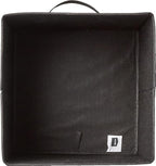 Amazon Basics Collapsible Fabric Storage Cubes Organizer with Handles, Sturdy, Black, 10.5-x-10.5-x-11-inch, Pack of 6