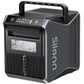 Silonn Battery-Powered Ice Maker with 4-Power, RV Ice Maker Countertop 12V/24V Car Charger 100-240V AC Solar-Ready, Portable Ice Machine 9 Cubes/6 Mins 22lbs/Day Auto-Clean for Camping RV Home Outdoor