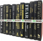 Curated Decorative Books Hardcover Décor Books for Home Décor, Choose Color, Interior Design, Office, Wedding Display, Instant Library, or Staging (Black, One Foot)