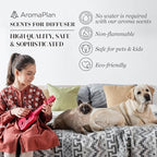 Aromaplan Scents, Clean Smelling Essential Oils, Clean House (5 Fl Oz /148ml) 2 Pack-Fresh Scent Essential Oil for Diffuser, USA Fragrance, Bigger Bottle, Bolder Aroma & Longer Lasting