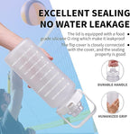 64oz,100oz,128oz Large Motivational Water Bottle with Time Marker, Leakproof & BPA Free Half Gallon Big Water Bottle with Straw Handle Tritan Frosted Water Jug for Gym,Fitness,Outdoor Sports