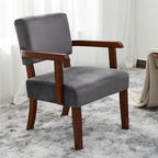 Accent Chair, Living Room Chairs Oversize with Soft Seat and Armrests for Living Room Dinning Room Bedroom Reading Room Waiting Room, AC01