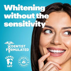 Lumineux Whitening Starter Set – Peroxide Free - Enamel Safe for Whiter Teeth – Includes 7 Whitening Treatments & 2 Pack Whitening Toothpaste, Fluoride Free & Dentist Formulated