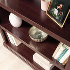 Sauder Miscellaneous Storage 3 Bookcase/Book Shelf, L: 35.28" x W: 13.23" x H: 43.78", Select Cherry finish