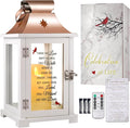 Memorial Lantern, Sympathy Gifts for Loss of Mom/Dad/Loved One, Bereavement Gifts, in Memory of Loved One Lantern,Celebration of Life, Memorial Gifts, Funeral Lantern,Those WE Love Don't GO Away