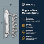 KOAPRO Facial Facia Blaster Tool for Sensitive Fascia Blasting - Face Gua Sha Tool Helps Lymphatic Drainage and Cellulite Reduction, Neck and Face Fascia Roller for Tight Skin, Deep Tissue Massager