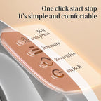 Intelligent Heated Massage Belt, Multi-Function Kneading Massager with Red Light Therapy, Natural Stone Massage for Waist and Abdomen