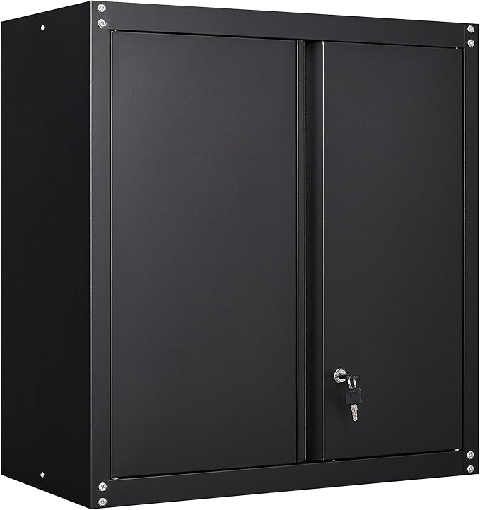 Wall Cabinet Storage,Steel Cabinet with Locking,Metal Storage Cabinet for Home Office,Kitchen