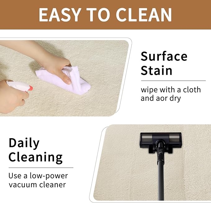 Sour Lemon 8x10 Area Rugs for Living Room, Soft Large Area Rug Fluffy Rugs for Bedroom，Machine Washable Area Rug Non Slip Carpet Rug for Living Room Playroom Kids Room Home Decor