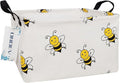 Rectangular Folding Laundry Basket, waterproof Canvas Basket,gift basket,Suitable for children's room,Office,Clothes,Toys Storage(Bee)