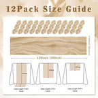 Sand 12 Pack 10FT Cheesecloth Table Runner 20 x 120 Inch Long Rustic Gauze Cheese Cloth Table Runner for Wedding Bridal Baby Shower Table Decorations Boho Fabric Sheer Birthday Party Table Decor