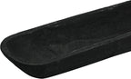 Creative Co-Op Decorative Paulownia Wood Bowl, Black