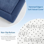 Baby Play Mat 1.2" Thick Memory Foam Nursery Rug Area Rug, 13’1” X 6’7” Yoga Mat Playmat Crawling Mat for Baby,Toddlers,Infants,Kids,Floor Mat Tatami Mat for Living Room with Non-Slip(Blue)