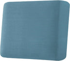 H.VERSAILTEX Super Stretch Individual Seat Cushion Covers Sofa Covers Couch Cushion Covers Slipcover Sets Thick Jacquard Textured Twill Fabric (1 Piece Chair Cushion Cover, Storm Blue)