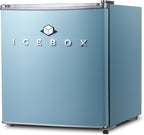 IBCR17SLT Compact, Energy Star Certified Small, Single Door Mini Fridge with Freezer Refrigerator, Standard (1.7 cu ft), Slate Blue