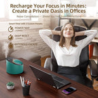 Pro 4-in-1 Sound Machine & Aroma Diffuser Sleep System | Metal Shell with 50+ Natural Soothing Sounds, Schumann Resonance, Night Light (Compatible with All AN-AIO25 Models) - Adults Kids Baby