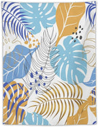 ICMOLYYENLO Tropical Palm Leaves Wall Tapestry, Wall Art for Room Decoration Beautiful Wall Hanging for Bedroom Living Room Dormitory Apartment 60x60 Inch
