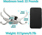 Swivel Coat Hook 2 Pack Heavy Duty Space Saving Towel Rope Hook Wall Mount Triple Swing Arms for RV Bathroom Kitchen Garage,Brushed Nickel