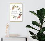 3Pcs Pink Flowers Canvas Wall Art In A Field Of Roses She Is A Wildflower Painting Picture Decor Watercolor Wreath Poster Print Artwork for Nursery living room Girls Room Home Decoration Unframed
