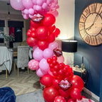 130pcs Red Balloons Different Sizes 18" 12" 10" 5" Party Latex Balloons for Valentine's Day Birthday Christmas Baby Shower Wedding Anniversary Party Decorations