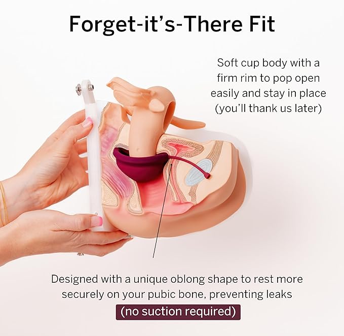 2 Menstrual Discs and Applicator Bundle - No Metals or Toxins - 100% Medical-Grade Silicone-Most Soft Reusable Period Disc - Inserts and Removes Like a Tampon - Capacity of 5 and 7 Tampons