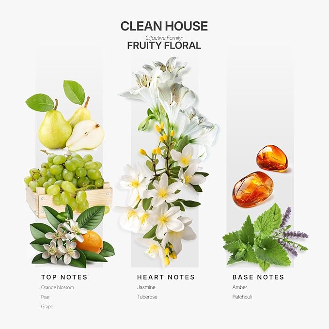 Aromaplan Scents, Clean Smelling Essential Oils, Clean House (5 Fl Oz /148ml)-Fresh Scent Essential Oil for Diffuser, USA Fragrance, Bigger Bottle, Bolder Aroma & Longer Lasting
